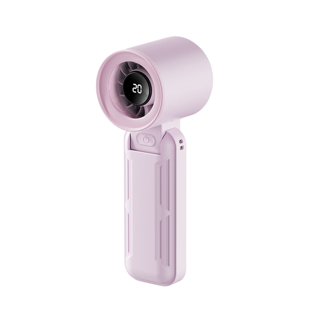 Women's portable mini hub fan with digital display Bowlift