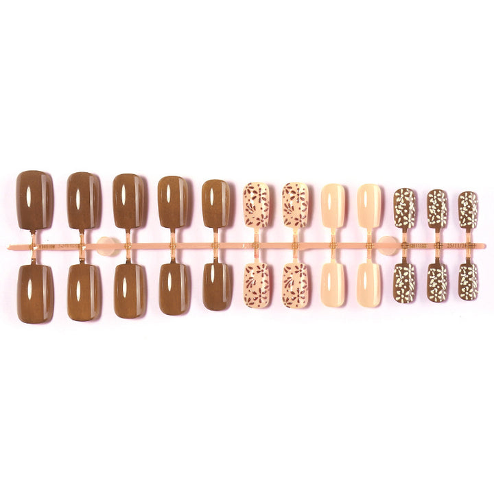 Acrylic nail set with modern designs Bowlift