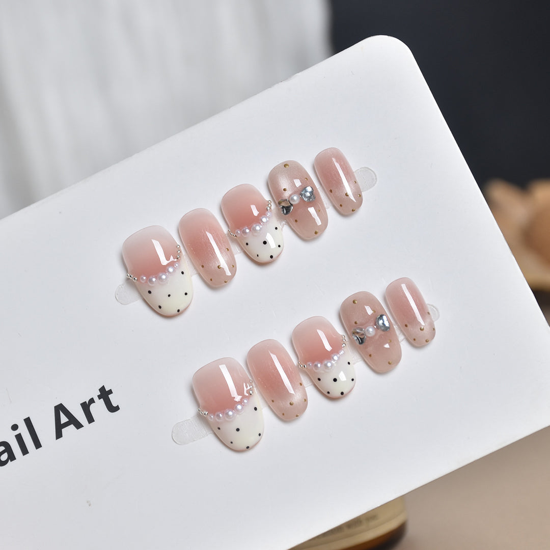 Decorative Animal Print Press-On Nail Set Bowlift
