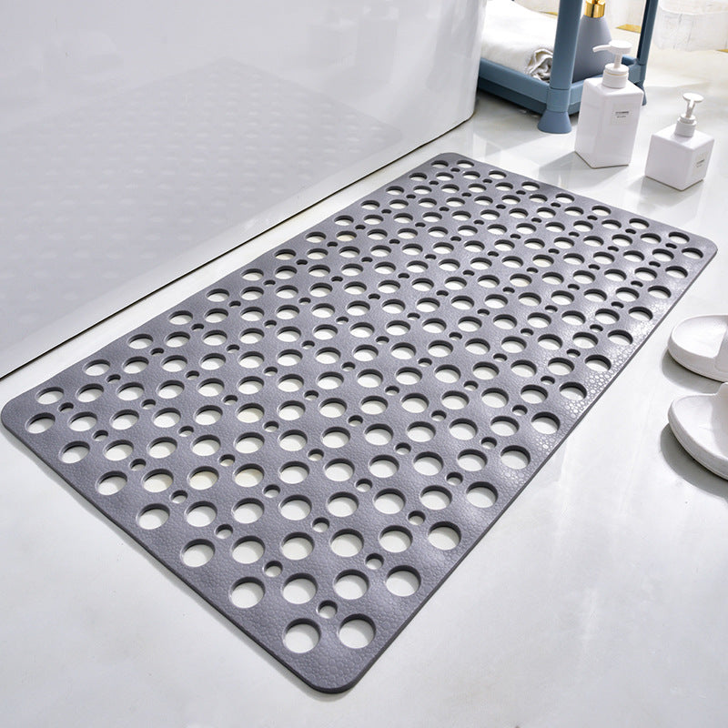 Drainage Bath Mat with Perforated Anti-Slip Surface Bowlift