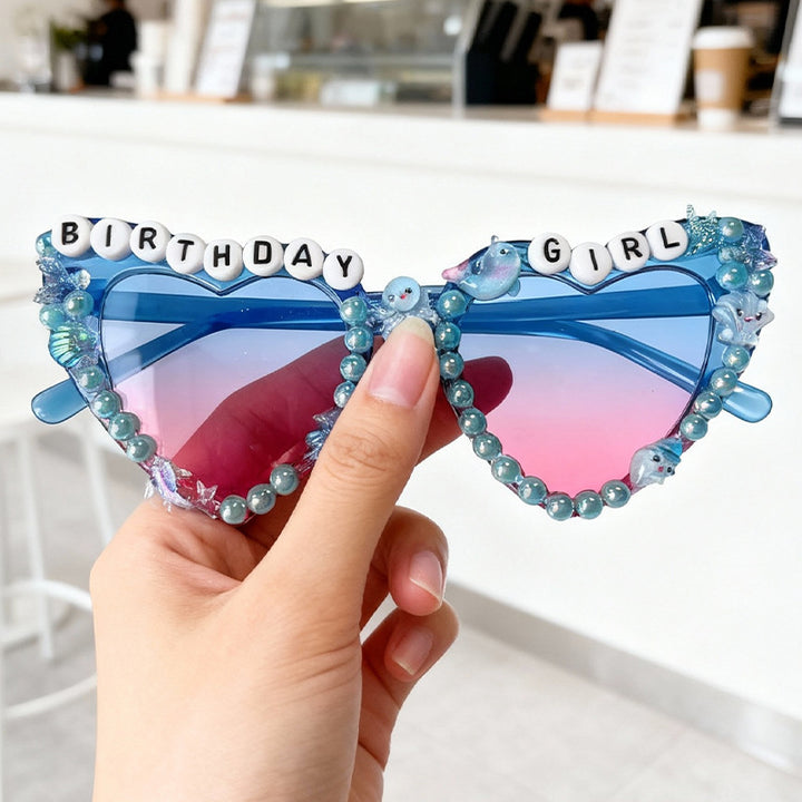 Decorative Cat-Eye Sunglasses Bowlift