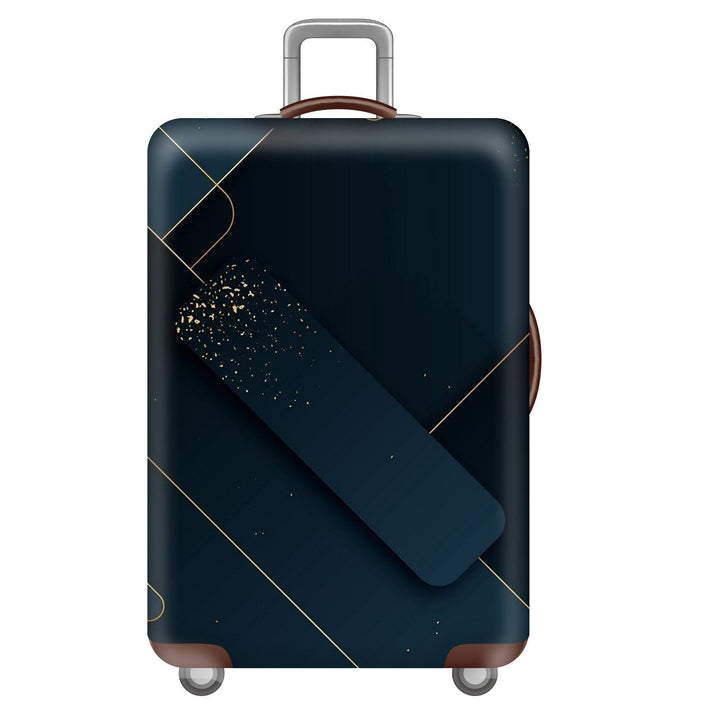 Unisex nan elastic suitcase cover with three-dimensional honeycomb pattern, shock-absorbing stretch protection cover for trolley with zipper Bowlift