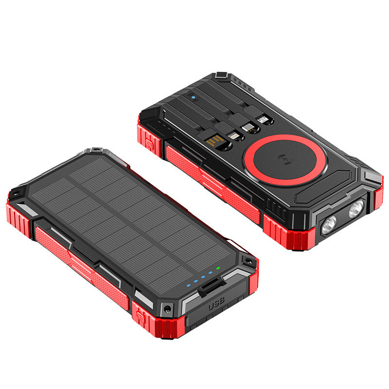 Solar Powerbank With Integrated LED Light Bowlift