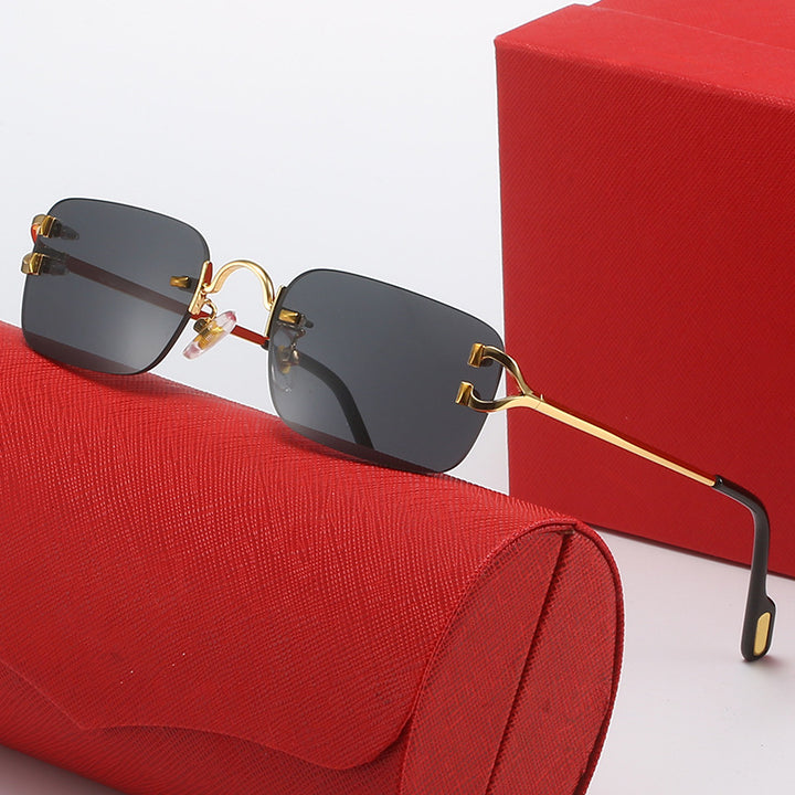 Ladies designer sunglasses with elegant metal frame and polarized lenses Bowlift