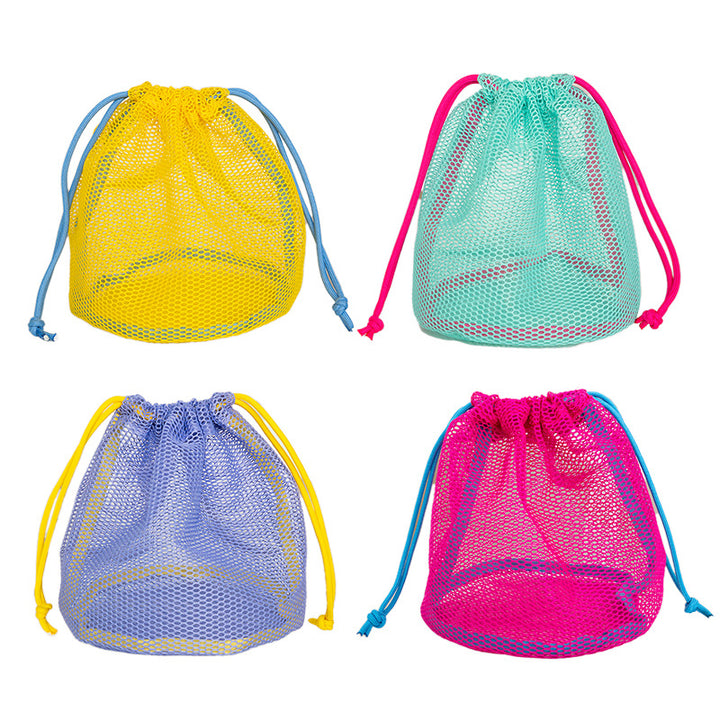 Practical mesh bag with drawstring Bowlift