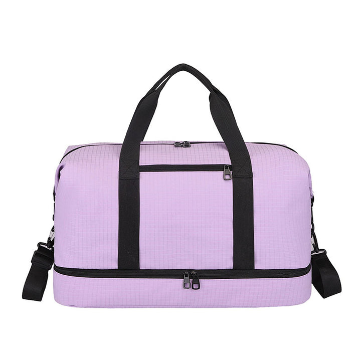 Sport Duffel Bag with Multiple Compartments and Sturdy Carry Handles Bowlift
