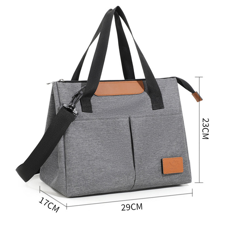 Insulated Multi-Pocket Lunch Tote Bowlift