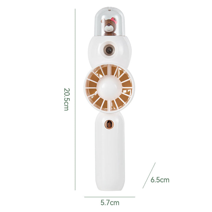 Ladies portable mini fan in cute animal design Bowlift