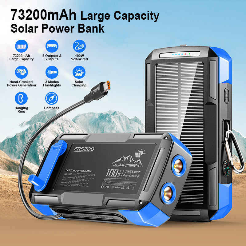 Portable Solar Power Bank By Bowlift