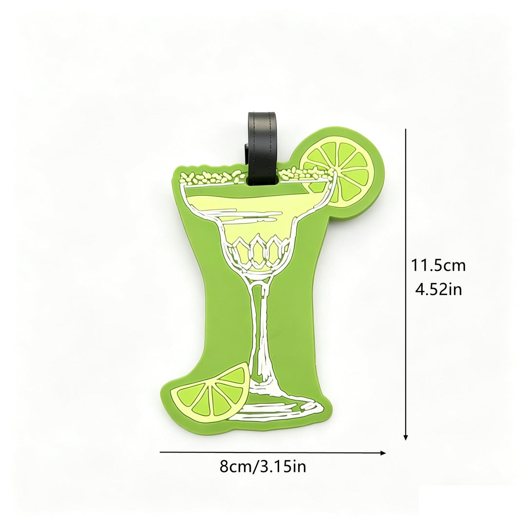 Martini-Themed Luggage Tag Bowlift