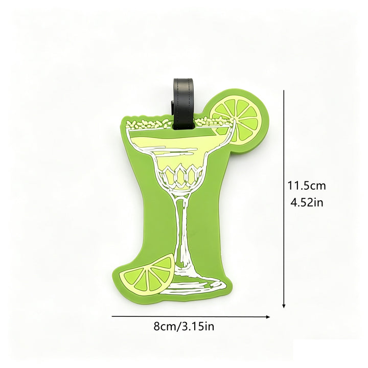 Cocktail Glass Shaped Luggage Tag Bowlift