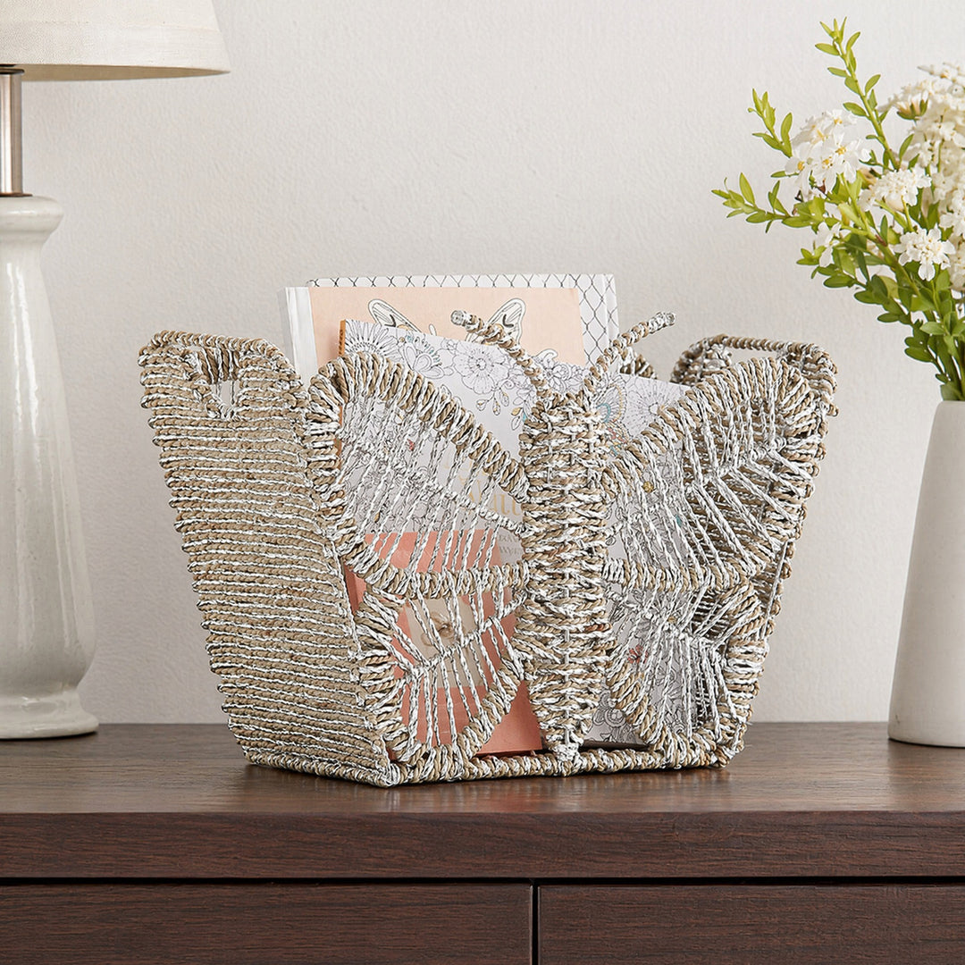 Decorative storage basket with butterfly design Bowlift