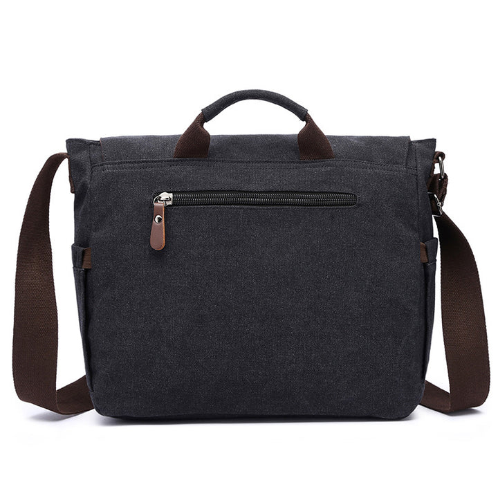 Trendy Canvas Shoulder Bag Bowlift