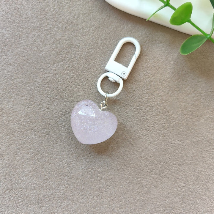 Keychain with Radiant Heart Bowlift
