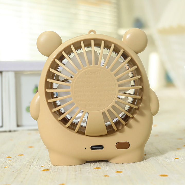 Portable Mini Hand Fan with Fun Design Bowlift