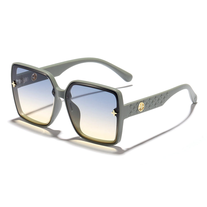 Women oversized square sunglasses with elegant design Bowlift