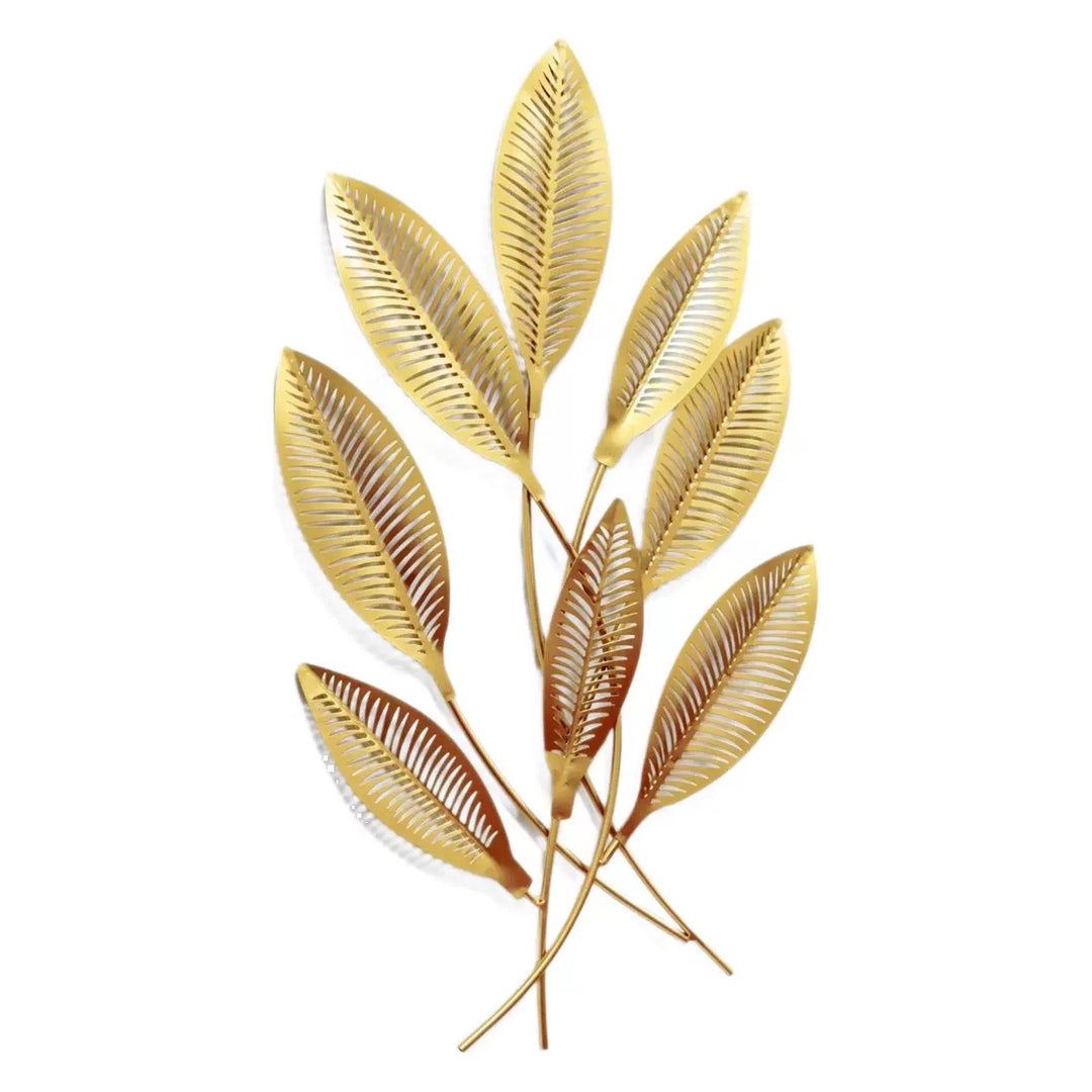 Modern Leaf Metal Wall Art Bowlift