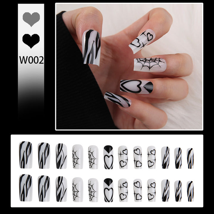 Artificial nails in modern Gothic style Bowlift