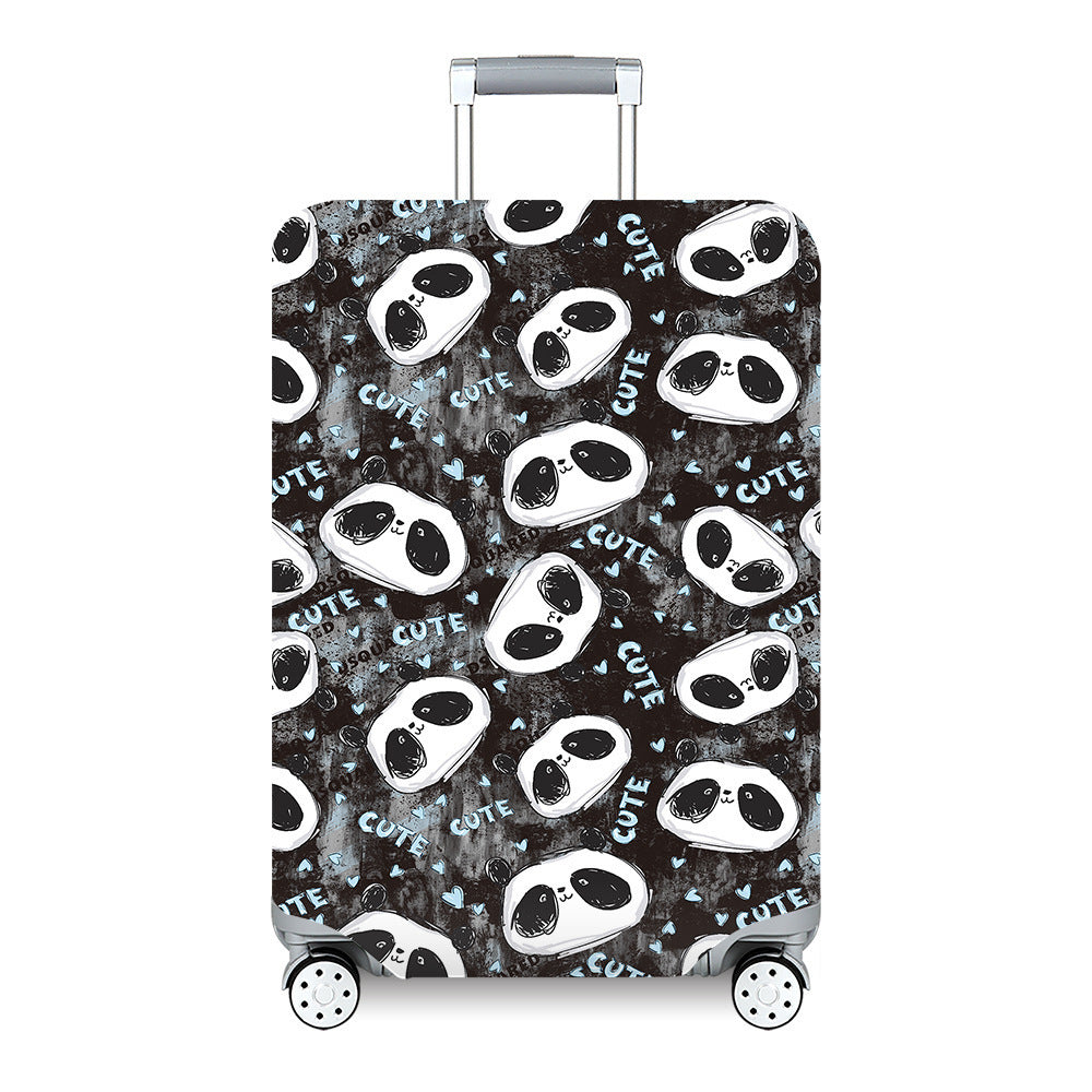 Women's Hard Shell Travel Suitcase with Custom Statement Design Bowlift