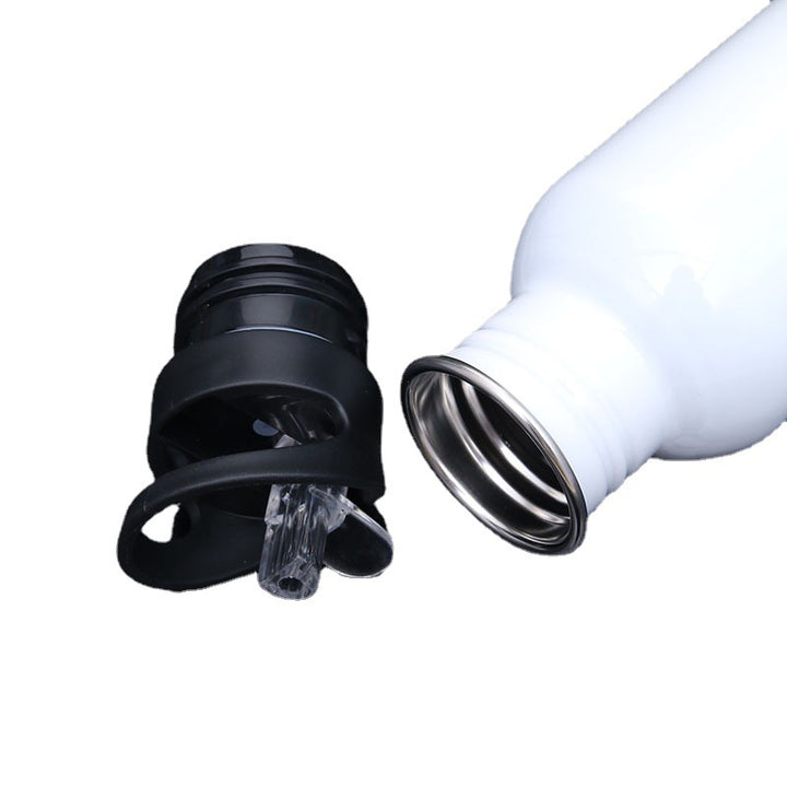 Women's Sporty Water Bottle with Removable Carry Handle Bowlift