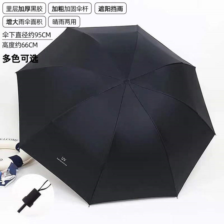 Women's Folding Umbrella with UV Protection and Sturdy Frame Bowlift