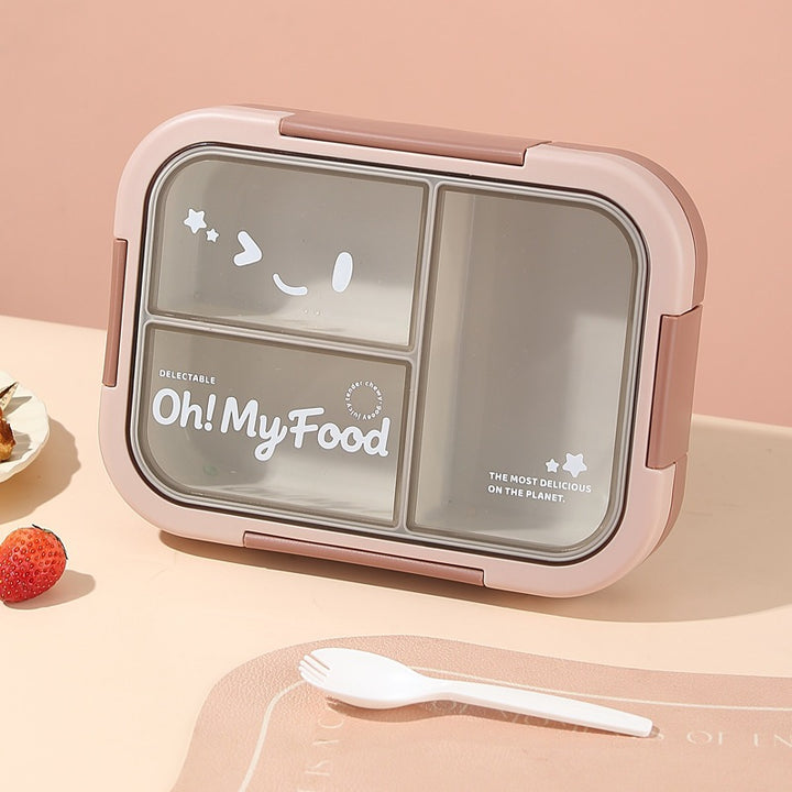 Multi-Compartment Stainless Steel Bento Box