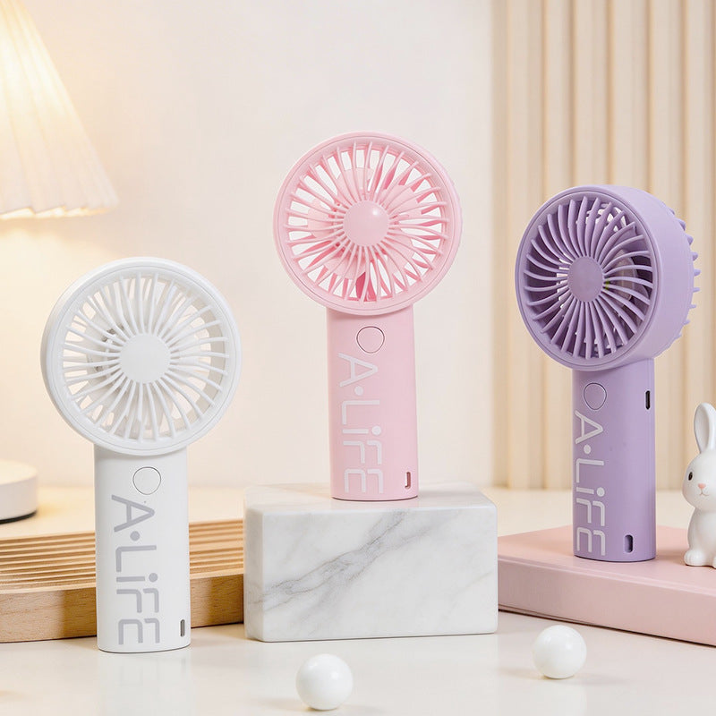 Women's Portable Hand Fan with USB Charging Function and Ergonomic Design Bowlift 1782398222