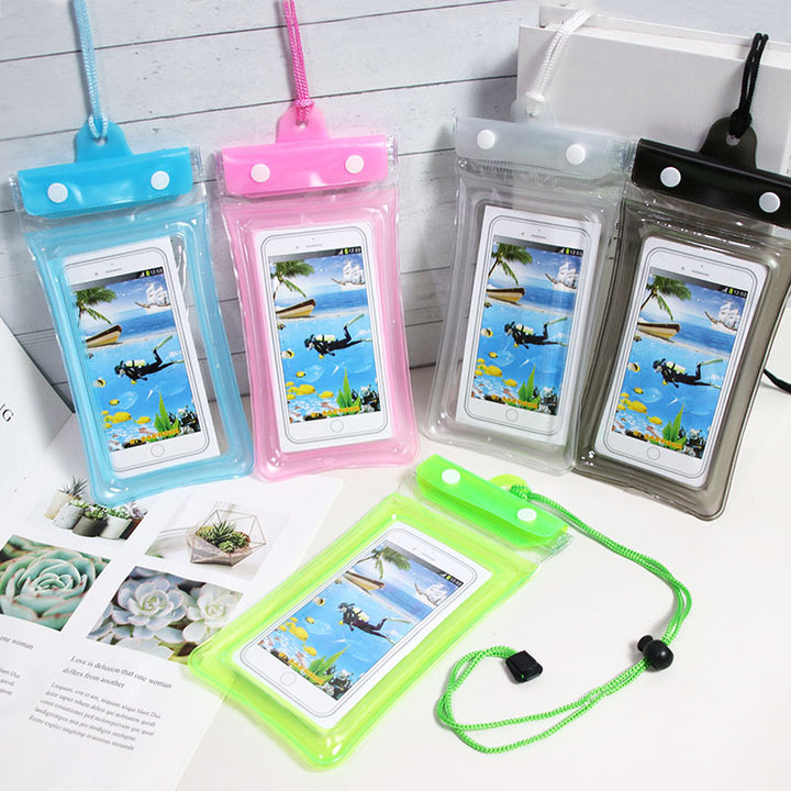 Unisex waterproof smartphone bag with flexible carrying strap Bowlift