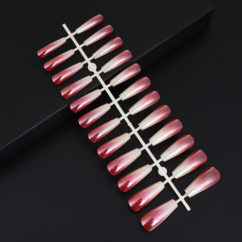 Artificial nails in modern glitter finish Bowlift