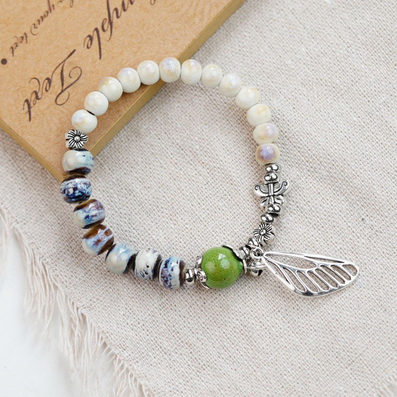 Heart-Shaped Beaded Bracelet Bowlift