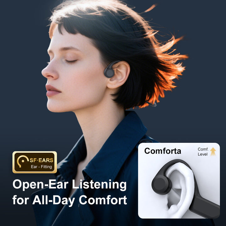 Bone Conduction Wireless Earphones Bowlift