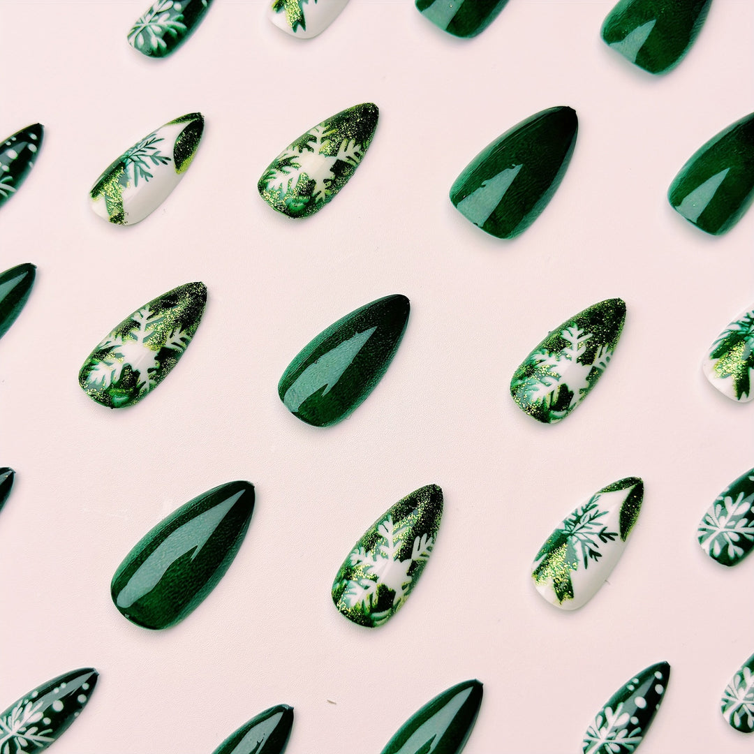 Festive Winter-Themed Nail Art Bowlift 1788155575