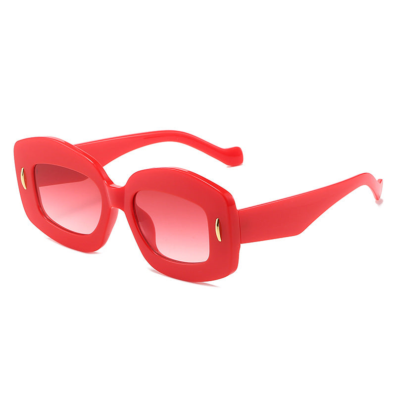 Contemporary Chunky Frame Sunglasses Bowlift