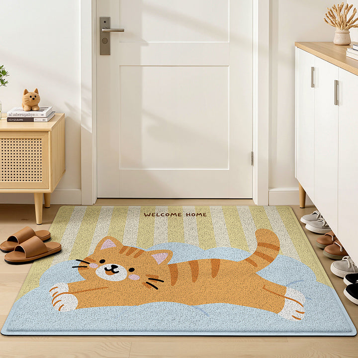 Playful Pet Welcome Mat Bowlift