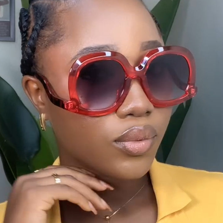 Women's oversized sunglasses with fashionable design Bowlift