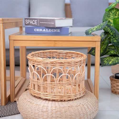 High-Quality Handcrafted Rattan Basket