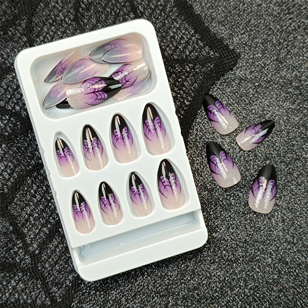 Artistic Abstract Press-On Nail Set Bowlift