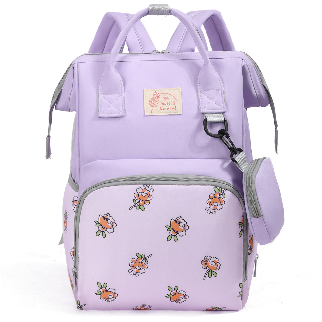 Stylish Floral Pattern Backpack Bowlift