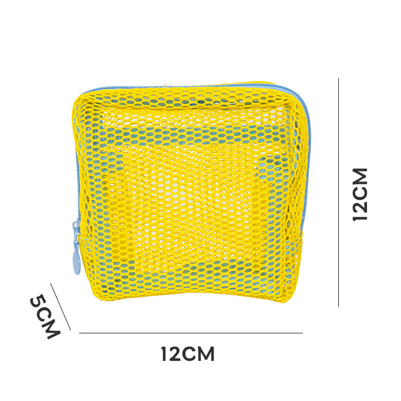 Practical mesh toiletry bag Bowlift