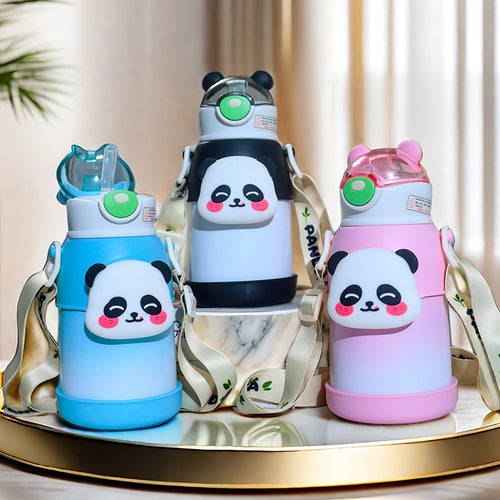 Ladies' drinking bottle with practical carrying strap and cute design Bowlift