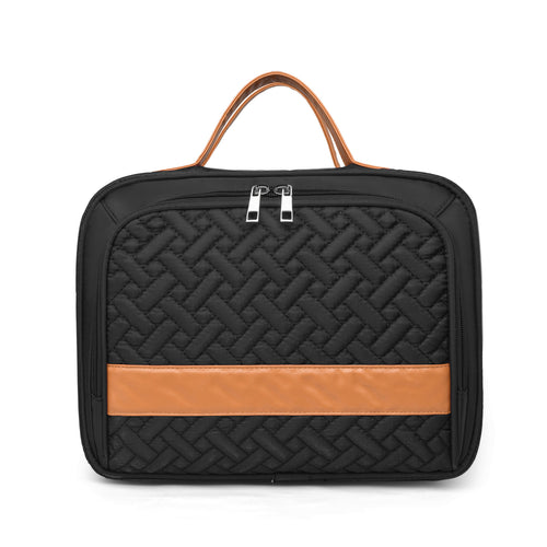 Elegant Quilted Briefcase Bowlift