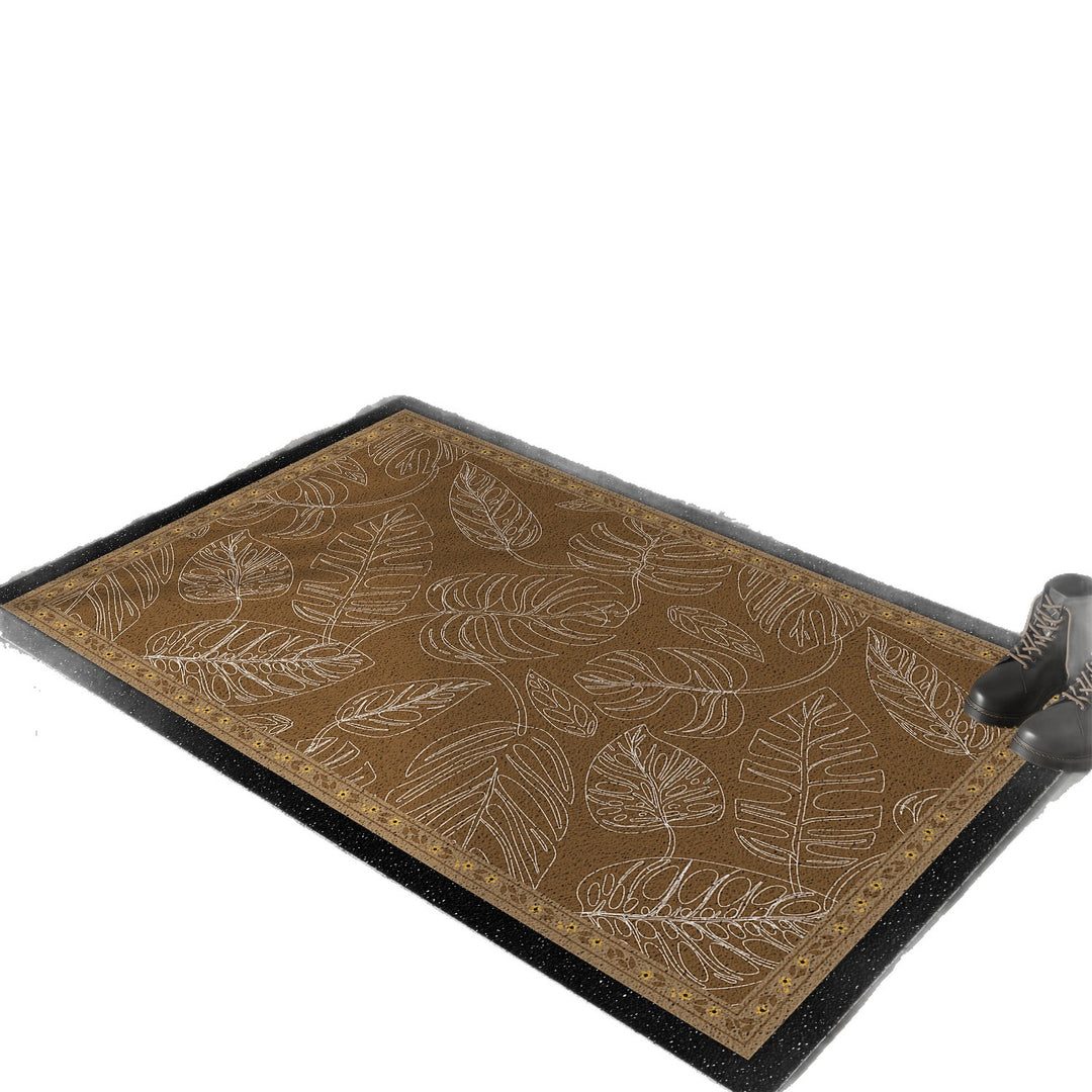 Floral Print Decorative Entry Mat Bowlift