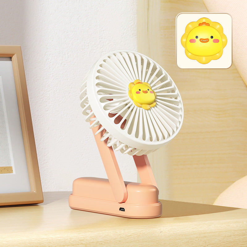 Women's Portable Mini Fan with Creative Designs Bowlift