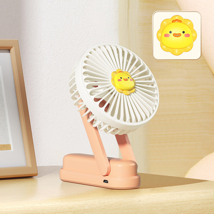 Women's Portable Mini Fan with Creative Designs Bowlift