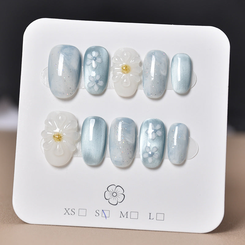 Decorative Animal Print Press-On Nail Set Bowlift