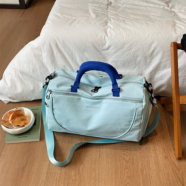 Sporty Duffel Bag With Versatile Compartments Bowlift