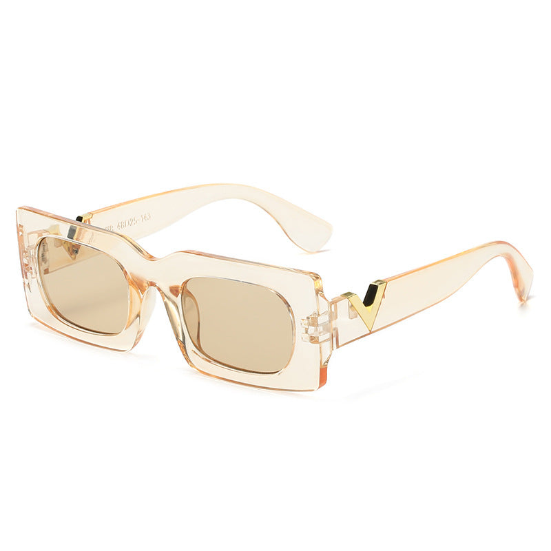 Women's oversized sunglasses with animal print Bowlift