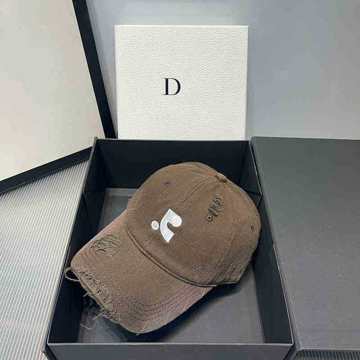 Men's Distressed Vintage Baseball Cap Bowlift