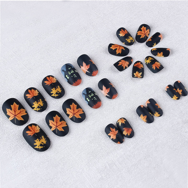 Themed Seasonal Press-On Nail Art Bowlift
