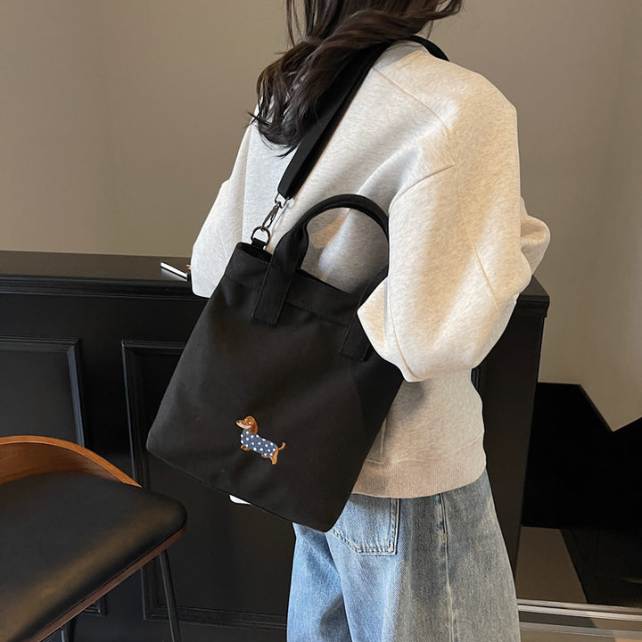 Stylish Canvas Handbag Bowlift